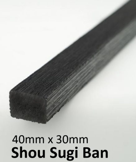 Wood Evo Screening/Batten Shou Sugi Ban 40x30 5.4