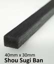 Wood Evo Screening/Batten Shou Sugi Ban 40x30 5.4