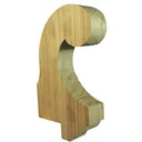 Gooseneck Roof Finial No.1 390 x 225 x 64 H3 Treated Pine