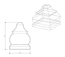 85 Windsor Fence Capital Square 115x85 sq H3 Treated Pine