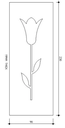 Tulip Frieze Panel 230 x 90 x 19 H3 Treated Pine