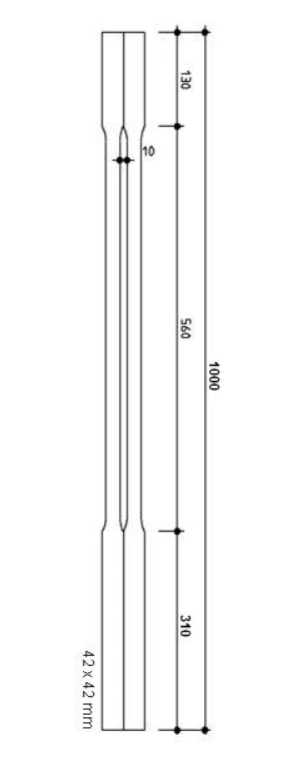 Chamfered Baluster (Treated) 1000x42sq H3 Treated Pine HAM