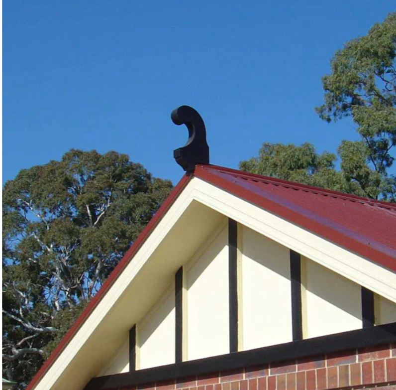 Gooseneck Roof Finial No.1 390 x 225 x 64 H3 Treated Pine