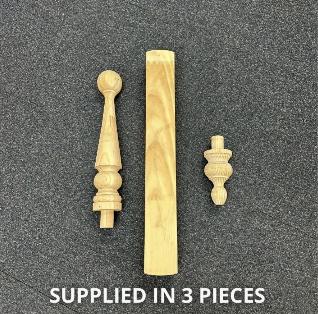 1300mm Morphett Roof Finial 1300x 90 sq H3 Treated Pine In Three Pieces 