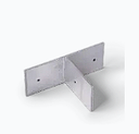 Aluminium T Bracket for single Fascia Board (pack of 5)