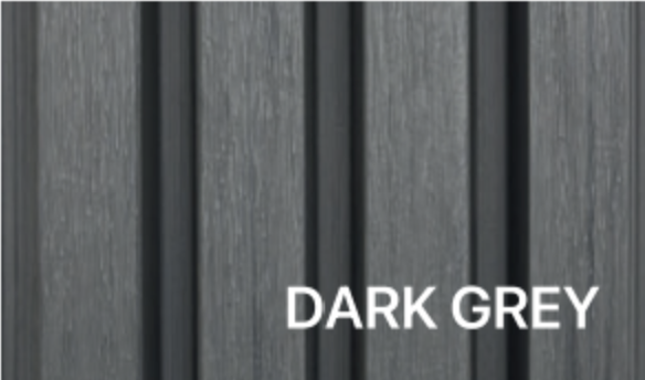 Wood EVO Deep Castellation Cladding Dark Grey  216x33 (186 mm cover) 4.2 (buy 39 or less)