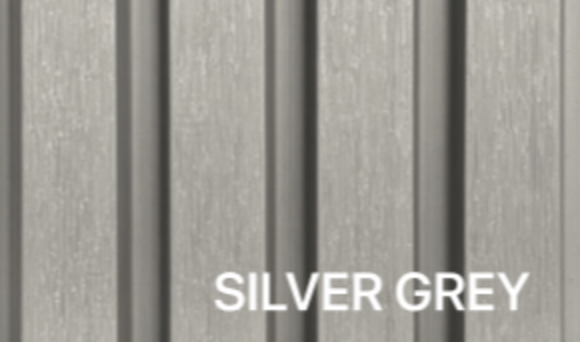 Wood EVO Deep Castellation Cladding Silver Grey  216x33 (186 mm cover) 2.4 (buy 40 or more)