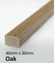 Wood Evo Screening/Batten Oak 40x30 5.4
