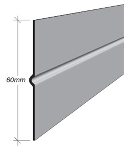 Cladding Cover Strip PVC 6x38mm 3000mm (Hardiflex)