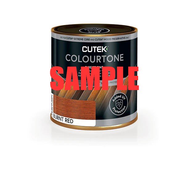 Cutek Colourtone Sample Pot Burnt Red