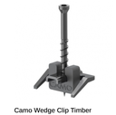 Camo Wedge Clips For Timber box of 90 (4 M2 Coverage)