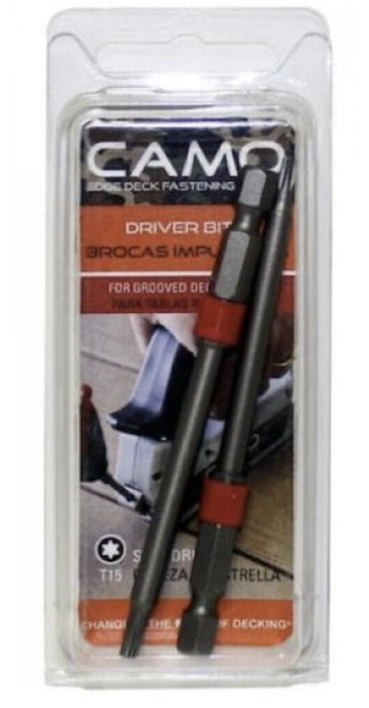 Camo #15 Torx Power Bit Long Pack of 2