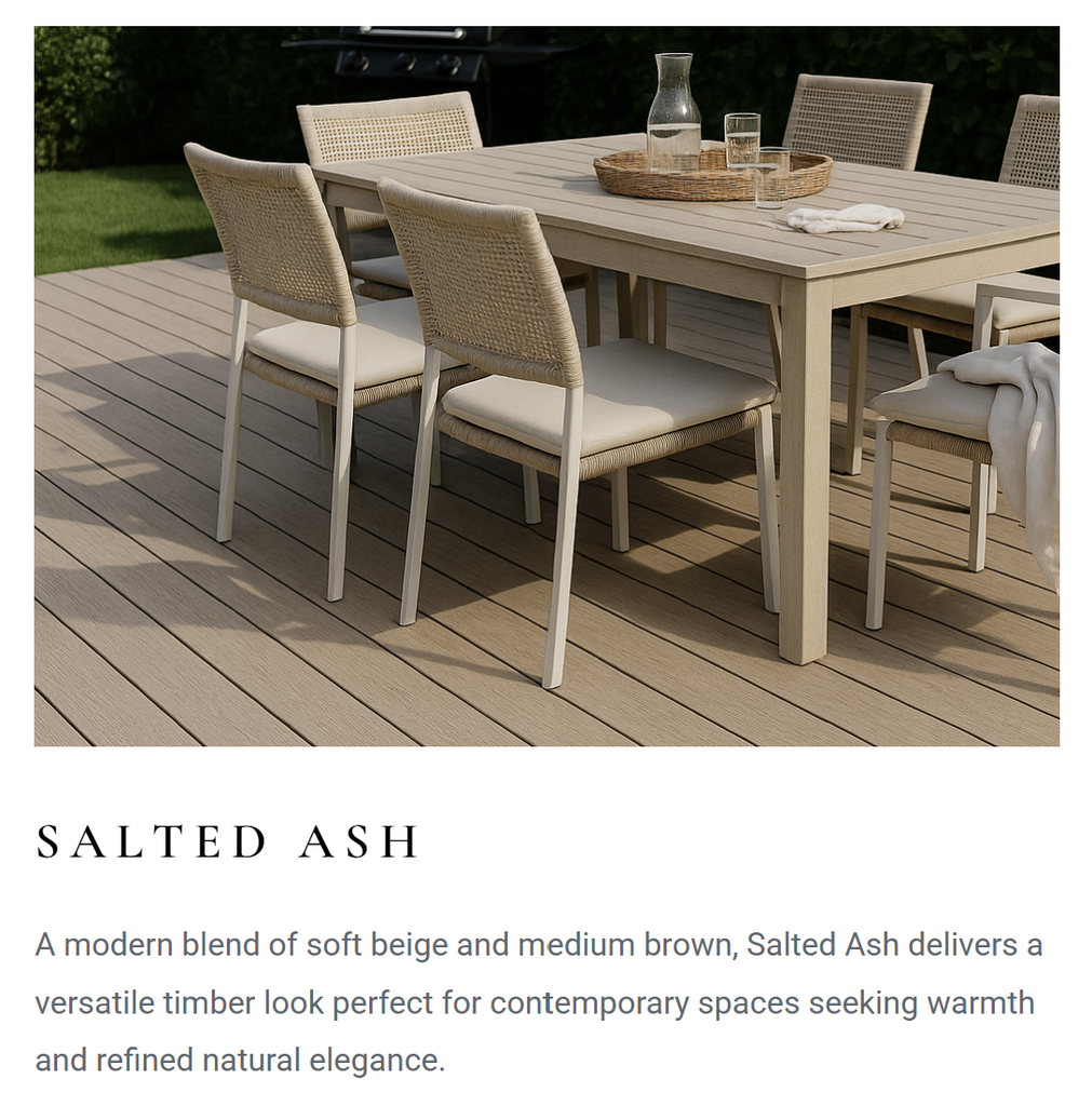 Innowood PLUS-DEK Salted Ash Grooved Edge 140x24 6.1 (buy 69 or less)