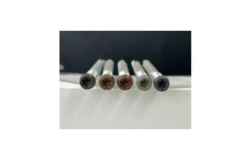 Wood Evo Home Plus Vic Ash Screws 65mm 10g Coloured For Timber Joists  100pk (for Fascia 1 bag 3.7 boards)