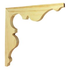 No 4 Verandah Bracket 400x400x32 H3 Treated Pine (supplied in two pieces)