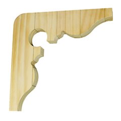 No 13 Verandah Bracket 250x250x32 H3 Treated Pine