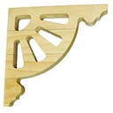 No14 Verandah Bracket 238x238x32 H3 Treated Pine