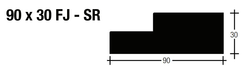 Pine F/J Door Jambs Internal Primed White Dressed 90x30  5.2  (38mm Rebate)