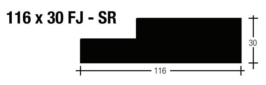 Pine F/J Door Jambs Internal Primed White Dressed 116x30 5.2 (38mm Rebate) 