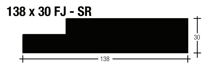 Pine F/J Door Jambs Internal Primed White Dressed 138x30 5.2 (38mm Rebate) 
