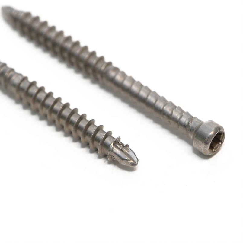 Anchormark A4 S/S 304  Cladding Screws for Timber  Silver 50mm 4.5 Box 1000