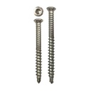 Anchormark S/S 304 A2 Deck Screws Silver 60mm 6.5  (14G/12GH) Box 250