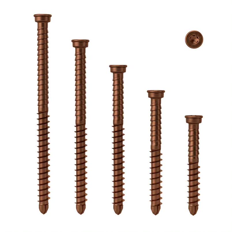 Anchormark S2 304  Decking Screws For Timber Vintage 60mm 5.5  (12G/10GH) Box 500 (6636225)