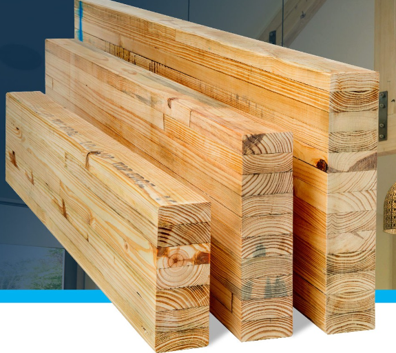Hyne Beam GL 15C Cambered Appearance Grade B -Pine  H3 330x65 7.5