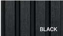 Wood EVO Deep Castellation Cladding Black  216x33 (186 mm cover) 3.6 (buy 39 or less)