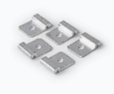 Extruded Aluminium Hold Down Bracket for 50mm or 90mm Joists (pack 50)