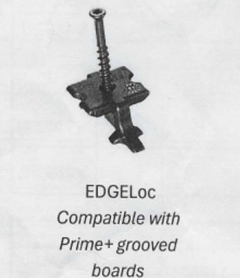 TimberTech Edge Prime Plus Composite EDGELOC Coconut Husk Hidden Screw & Clip For Timber (444 of each = 23M2)