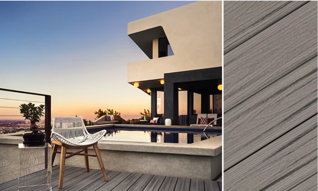 Trex Decking Trancend Island Mist Grooved 140x25 x 5.480  (buy 48 or more)