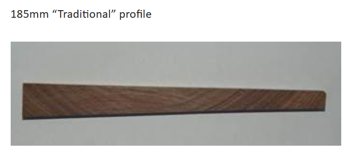Traditional Hardwood KD Ironbark Bevel Siding 185mmx19mmx10mm
