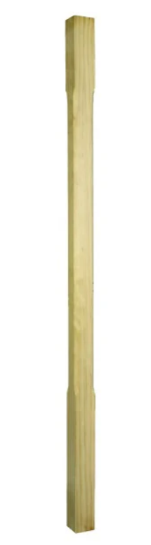 Chamfered Baluster (Treated) 1000x42sq H3 Treated Pine 