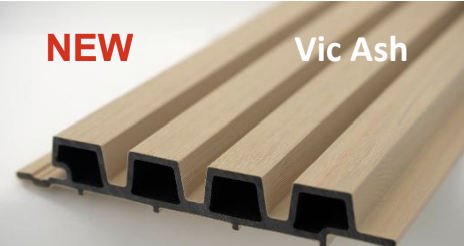 [TPDCASVIC05] Wood EVO Deep Castellation Cladding Vic Ash  216x33 3.6 (buy 39 or less)