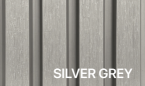 [TPDCASSIL01] Wood EVO Deep Castellation Cladding Silver Grey  216x33 (186 mm cover) 2.4 (buy 39 or less)