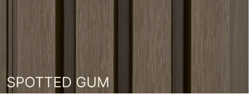 [TPDCASSPO09] Wood EVO Deep Castellation Cladding Spotted Gum  216x33 (186 mm cover) 4.2 (buy 39 or less)