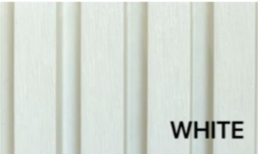 [TPDCASWHI03] Wood EVO Deep Castellation Cladding White  216x33 2.4 (buy 40 or more)
