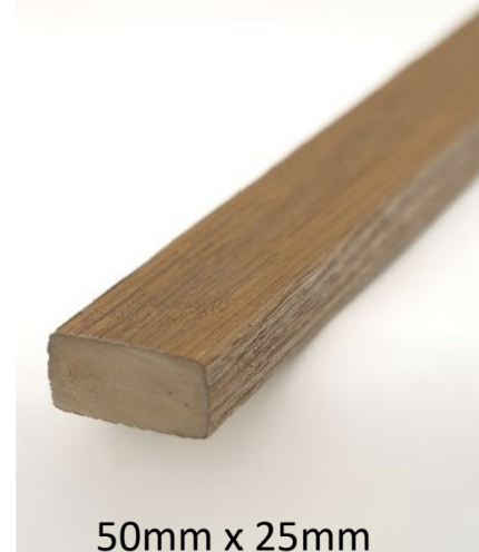 [TPDBATOAK05] Wood Evo Screening/Batten Oak 50x25 5.4