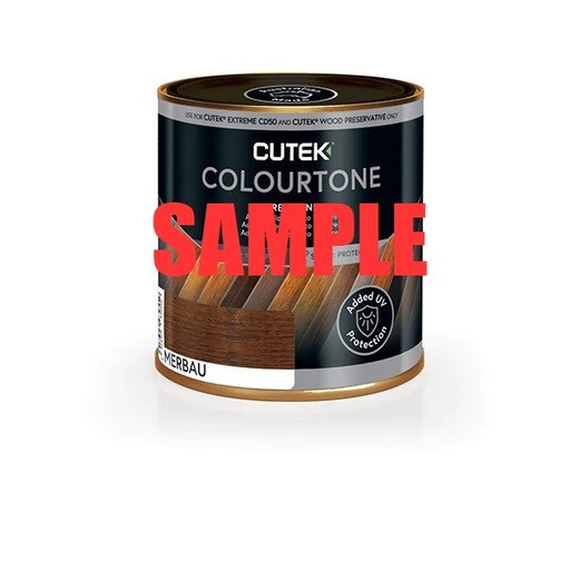 [CUTSAMMERB] Cutek Colourtone Sample Pot  Merbau