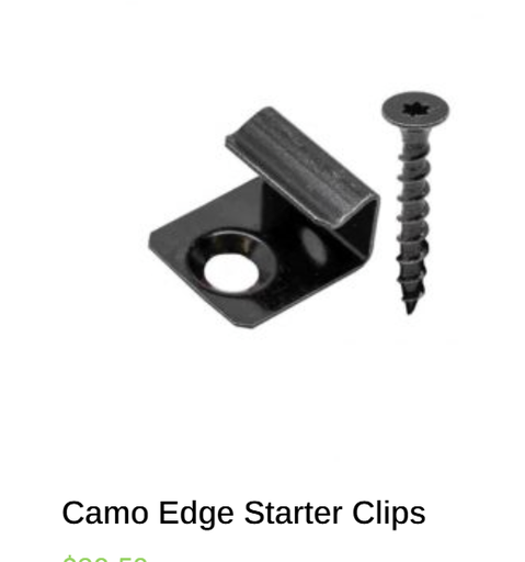 [DUNINNACC100] Camo Starter Clips for Timber Box of 25 (aprox 2.5 per LM)