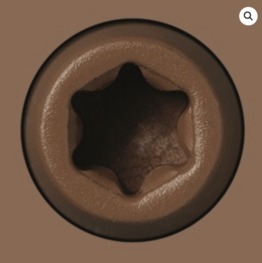 [DUNINNDES130] Innowood PLUS-DEK Desert Oak Headcote Captor 316 Stainleess (#63 Buckskin) Timber Box of 100