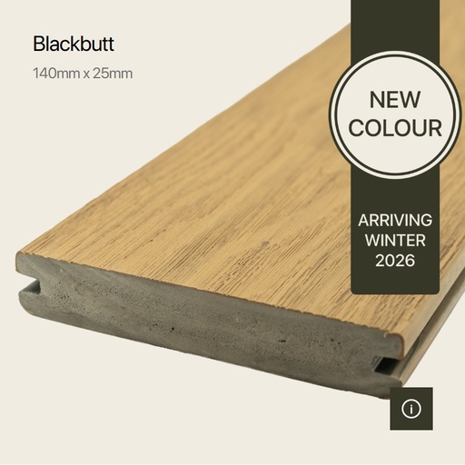 [TPDADVBLA08] Wood Evo Home Advanced Blackbutt Decking  Grooved 200x32 3.6m (buy 70 or more)