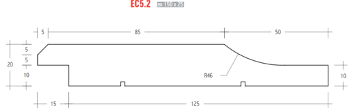 [DUNWCYP125EC52] Cypress Weatherboard EC5.2 Green Rusticated 125x20 (less than 200m)