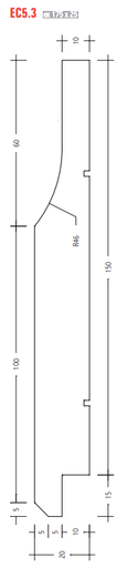 [DUNWCYP150EC53] Cypress Weatherboard EC5.3 Green Rusticated 150x20 (less than 200m)