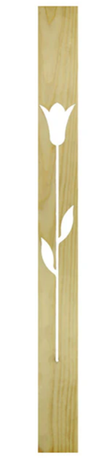 [HAMAA006R] Tulip Baluster Panel 930x90x19 H3 Treated Pine