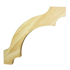 [HAMAB005R] #5 Verandah Bracket 345x345x32 H3 Treated Pine