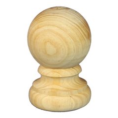 [HAMAC002R] 93mm Ball Fence Capital 140x93 H3 Treated Pine