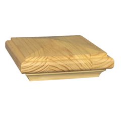 [HAMAC038R] 135mm Pyramid Post Capital H3 Treated Pine (fits 135mm post)