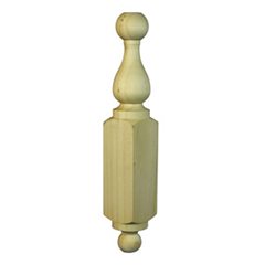 [HAMAG034R] 350mm Roof Finial 350 x 57 sq H3 Treated Pine